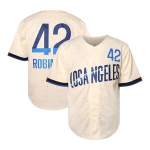Los Angeles Brooklyn Dodgers #42 Jackie Robinson City Connect Baseball Jersey